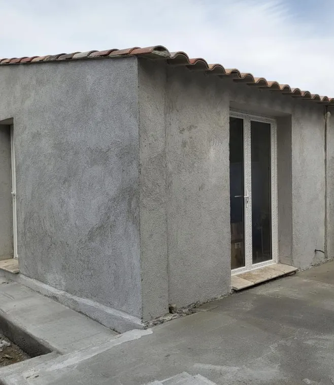 Réalisons façade (enduit gris) 
